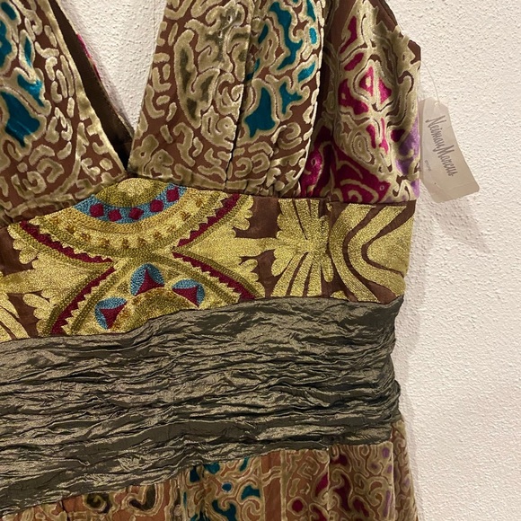 NWT Nicole Miller Collection Burnout Velvet Dress Size 6 - Picture 5 of 6